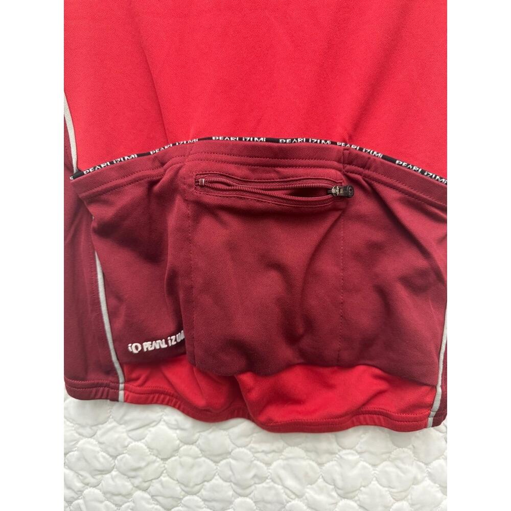 Pearl Izumi Red Sleeveless Reflective Cycling Jersey Medium Women's - Picture 7 of 7
